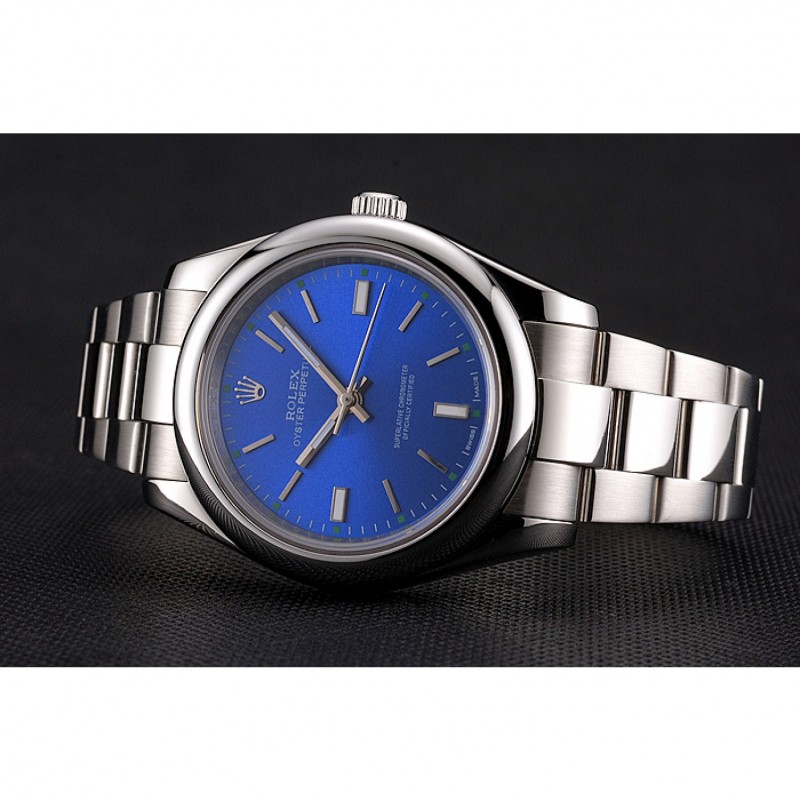 Relojes Rolex Oyster Perpetual Blue Dial: Réplicas de primera calidad para un estilo cautivador