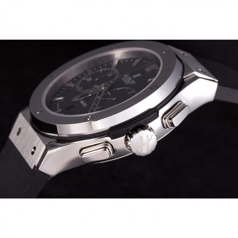 Swiss Hublot Classic Fusion Black Dial Stainless Steel shb04 621397 Replica Watches